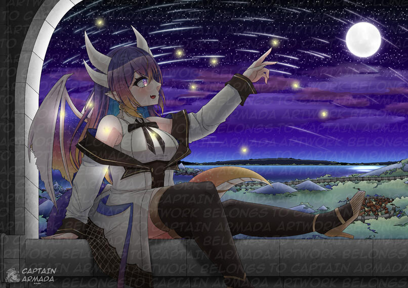 COMMISSION: Akariteru - Starry Night