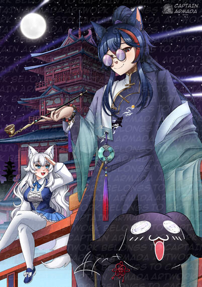 Merryweather and Lumi w/ Inkdog