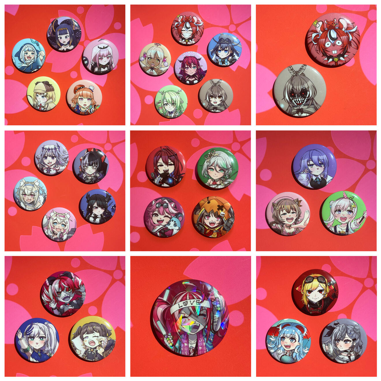 Hololive Badges Hololive Badges